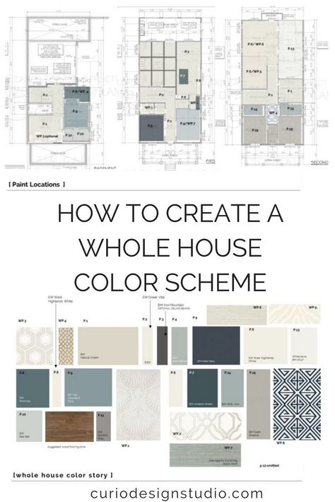 Whole House Color Scheme, Interior Paint Colors Schemes, It 2017, House Color Palettes, House Color Schemes, House Color, Home Inspo, Design Seeds, Interior Paint Colors