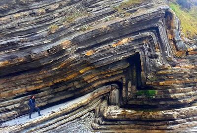 10 Amazing Geological Folds You Should See Geology Aesthetic, Rock Layers, Earth Materials, Basalt Columns, Country France, Geology Rocks, Metamorphic Rocks, Sedimentary Rocks, Meteorology