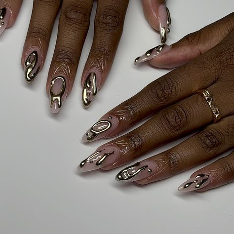 The 3D lines w/ chrome is always gonna be a vibe ✨ Top coat & acrylic: @beautybyjrdyn - 🍂NOVEMBER BOOKINGS ARE OPEN🍂 - CONTACT VIA # IN PROFILE FOR ASSISTANCE - #queenslocs #queensbarber #nynailtech #nycnailtech #nycnailsalon #nycnailart #queenshairstylist #queensmua #newarkhairstylist #newarknails #queensnailtech #queenslashtech #nyclashtech #rosedalenails #rosedalelashes #rosedalelashtech #bxmua #nycmua #bknailtech #bkhairstylist #bronxnailtech #bronxnails #nycfrontal #portlandoregonlife ... Chrome 3d Nails, Halloween Themed Nails, 3d Chrome Nails, October Dump, Ny Nails, 3d Chrome, Themed Nails, Oregon Life, Chrome Nails