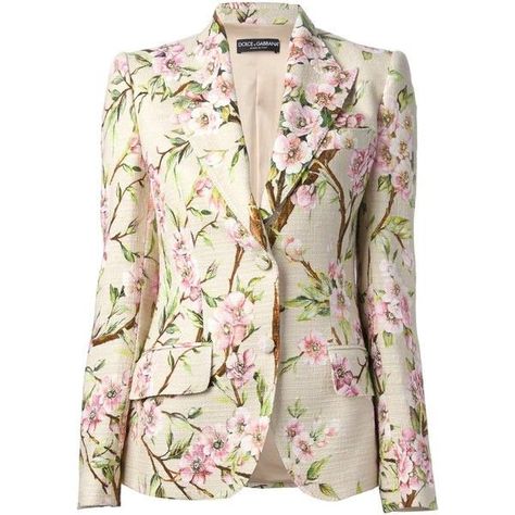 https://flic.kr/p/zAgZv1 | Dolce & Gabbana 'Cherry Blossom' Floral Print Blazer Floral Print Jacket, Floral Print Blazer, Straight Jacket, Blazer Designs, Floral Blazer, Floral Jacket, Printed Blazer, Blazer Fashion, Print Jacket