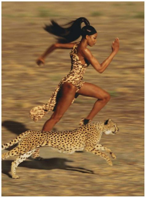 Naomi Campbell by Jean-Paul Goude 2009 Jean Paul Goude, Editorial Vogue, Mode Editorials, Ethno Style, 90s Supermodels, Farrah Fawcett, Linda Evangelista, Michelle Williams, Halle Berry