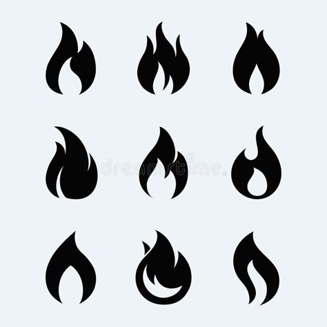 Fire icon vector set. Fire flames isolated from background. Fire black silhouett , #Sponsored, #flames, #isolated, #background, #set, #Fire #ad Fire Icon, Background Fire, Fire Icons, Logo Youtube, Fire Flames, Beautiful Logos Design, Fire Designs, Beautiful Logos, Black Silhouette