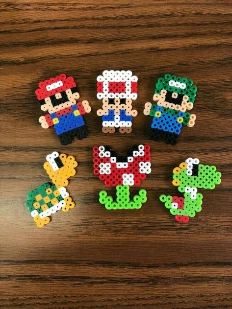 Super Mario Toad, Peach Rosalina, Hama Mario, Mario Toad, Pixel Pokemon, Perler Bead Mario, Melt Beads Patterns, Hama Art, Hamma Beads Ideas