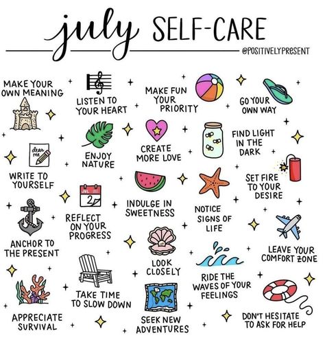 July Self Care, Burnout Quotes, Teacher Burnout, Interactive Posts, Happy July, Care Quotes, Self Care Activities, Bullet Journal Ideas Pages, Social Emotional Learning