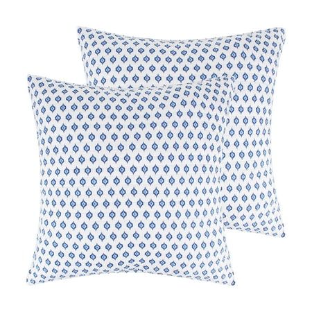 The Vintage Blossom Quilted Euro Sham by Levtex Home is inspired by a collection of bamboo fans. Offered in blue and white, this design will immediately transform your bedroom. These shams feature a blue and white medallion icons. The Euro Sham (26x26in.) is cotton, quilted with a cotton rich filler and is machine washable. Pillow inner not included. Enjoy this for years to come! Size: Euro Sham 26x26 - Set of 2. White Dorm Room, Sorority Room, Blossom Quilt, Blue Dorm, Blue And White Pillows, European Pillows, College Room, Euro Sham, Euro Shams