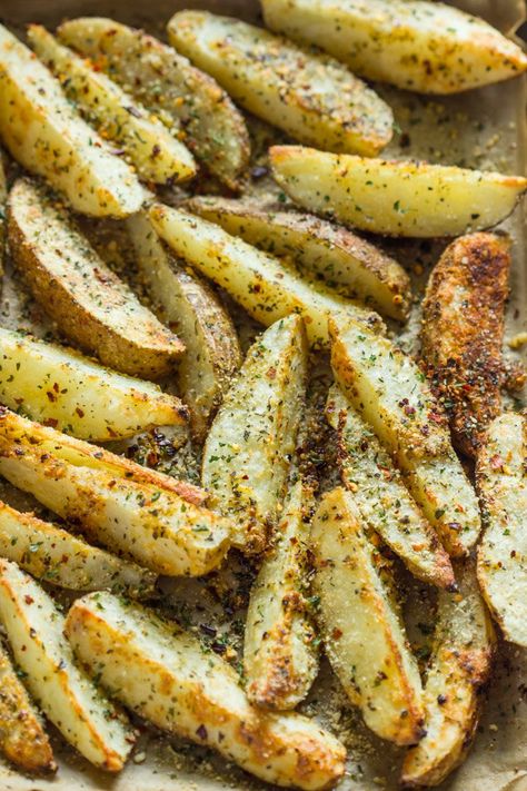 33 Mouth-Watering Ways to Enjoy Garlic at Every Meal | SparkPeople Garlic Fry Recipe, How To Make Garlic Fries, Parmesan Garlic Fries Recipe, Parmesan Wedges, Wendy’s Garlic Fries, Baked Garlic Parmesan Potato Wedges, Pan Fried Garlic Tofu, Garlic Parmesan Potato Wedges, Garlic Potato Wedges