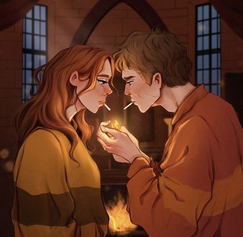 Small Town Aesthetic Outfits, Remus And Lily, Remus Lupin Fan Art, Marauders Fanart, Hp Fanart, Marauders Fan Art, Movie Pictures, Lily Potter, Alice Cullen