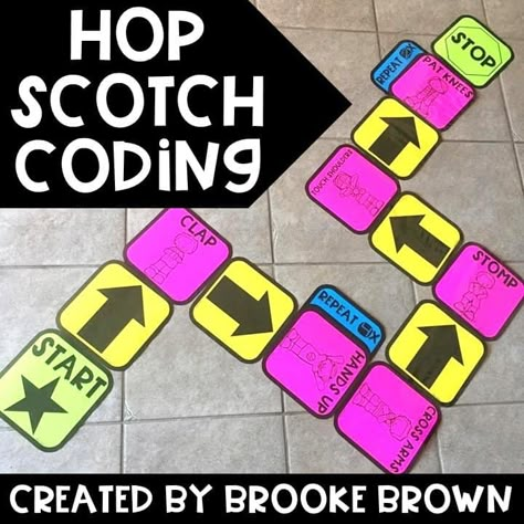 Brooke Brown, Coding Activities, Elementary Stem Activities, Coding Websites, Coding Games, Elementary Stem, Teaching Coding, Stem Elementary, Basic Programming