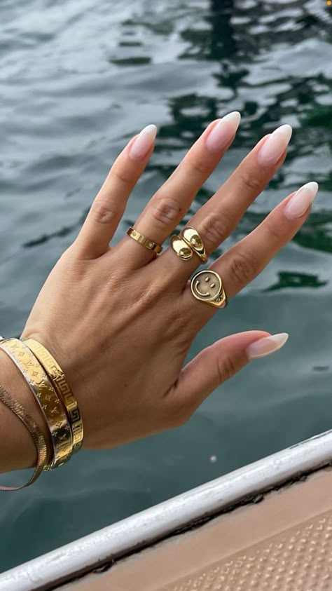 Dope Jewelry Accessories, Dope Jewelry, Neutral Nails, Jewelry Essentials, Jewelry Lookbook, Stacked Jewelry, Jewelry Outfit, Clean Girl, Girly Jewelry