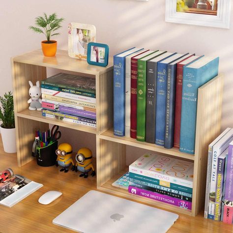 Bookshelf For Desk, Bedroom Decor For Students, Simple Bookshelf, Student Design, Study Desk Decor, Desk Organizer Set, Bookshelf Design, Study Room Decor, Cupboard Design