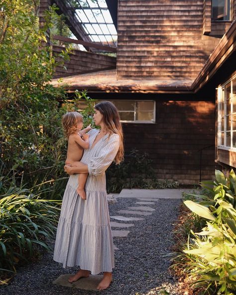 Courtyard Renovation, Farm Dresses, Light And Dwell, Christy Dawn, Tiered Skirts, The Dawn, Family Goals, Midi Dress With Sleeves, Slow Living