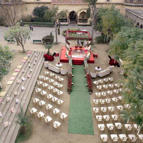 Royal charm meets timeless beauty!✨ Amidst the regal backdrop of Tijara Fort Palace, we crafted a celebration of love and grandeur. From intricate decor, traditional elements, and lush floral arrangements, every details speaks elegance and romance. #KushKiRooh Bride - @patilrudrali Groom - @kushagrasingh12 Wedding Planners: @tailormadeexperiences Hospitality team: @kahn_hospitality Cinematography: @theweddingfilmer Photography: @destination.photographers Venue: Tijara Fort Palace by ... Wedding Planners, Cinematography, Timeless Beauty, Floral Arrangements, Palace, Of Love, Wedding Planner, Lush, Fort