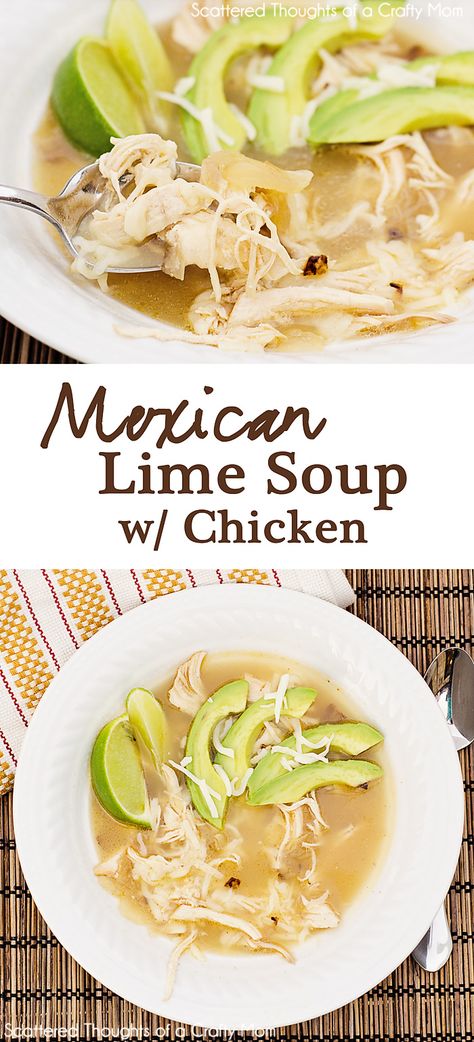 Debloating Soup, Mexican Lime Chicken, Lime Chicken Soup, Shallot Dressing, Chicken Lime, Lime Soup, Sprout Salad, Pecorino Romano, Romano Cheese