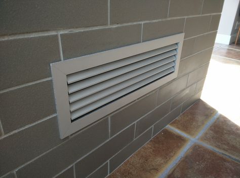 Custom made air vents House Vents, Insert Stove, Conservatory Extension, Android Wallpaper Black, Stove Installation, Air Vent, Blinds, Tile Floor, Siding