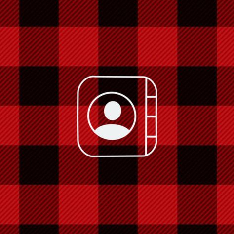 Christmas Contacts Icon, Christmas App Icons Red, App Icons Red, Contacts Icon, Red And Black Aesthetic, Christmas App Icons, Christmas Apps, Black Aesthetic, Cute Icons