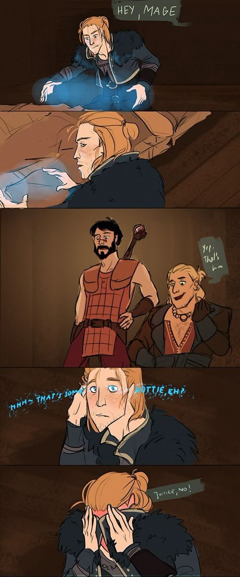 Anders Dragon Age, Dragon Age Comics, Dragon Age Fanart, Hawke Dragon Age, Dragon Age Memes, Dragon Age Funny, Dragon Age Romance, Dinosaur Age, Dragon Age Characters