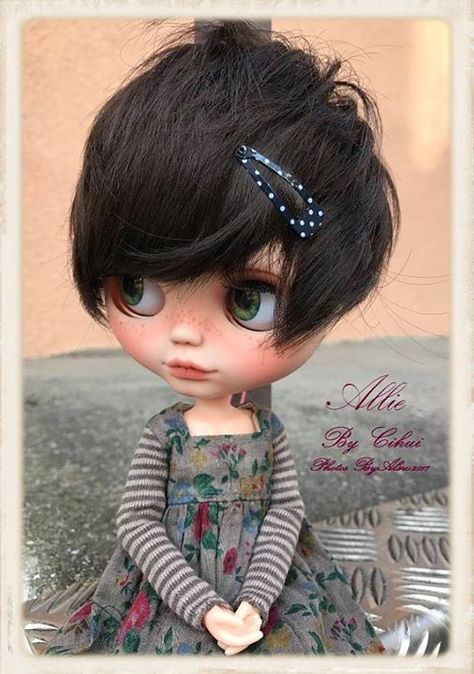 Blythe Bebek, Blythe Dolls For Sale, Blythe Doll Dress, Kawaii Doll, Blythe Dress, Blythe Clothes, Custom Blythe, Artist Doll, Pretty Dolls