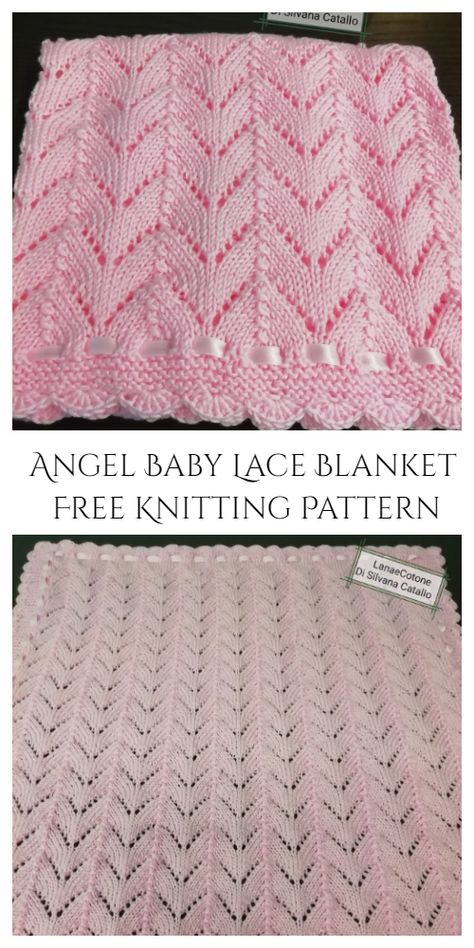 Knit Angel Baby Lace Blanket Free Knitting Pattern - Knitting Pattern Free Baby Blanket Pattern, Free Baby Blanket Patterns Knitting, Knit Baby Blanket Pattern Free Newborns, Easy Knit Baby Blanket Pattern Free, Free Knitted Baby Blanket Patterns, Knitted Baby Blankets Pattern Free, Free Baby Blanket Knitting Patterns Easy, Easy Knitted Baby Blanket Patterns Free, Free Knitting Patterns For Baby Blankets