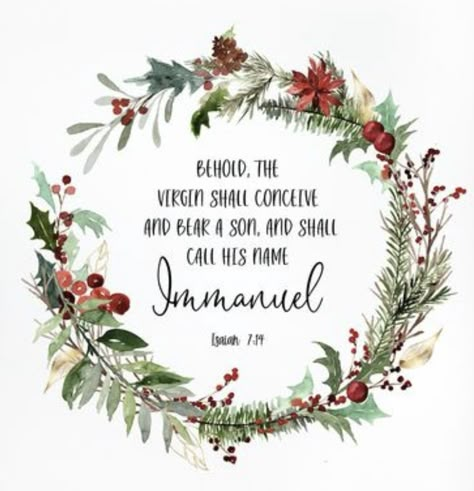 Christmas Bible Verses Scriptures, Church Clip Art, Watercolour Wreath, Bible Verses Scriptures, Christmas Bible Verses, Christmas Apartment, Christmas Bible, Christmas Poems, Christmas Messages