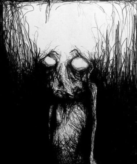 ' Scary Drawings, Horror Drawing, Creepy Drawings, Scribble Art, رعب نفسي, Meaningful Drawings, Dark Art Drawings, Dark Art Illustrations, Arte Inspo