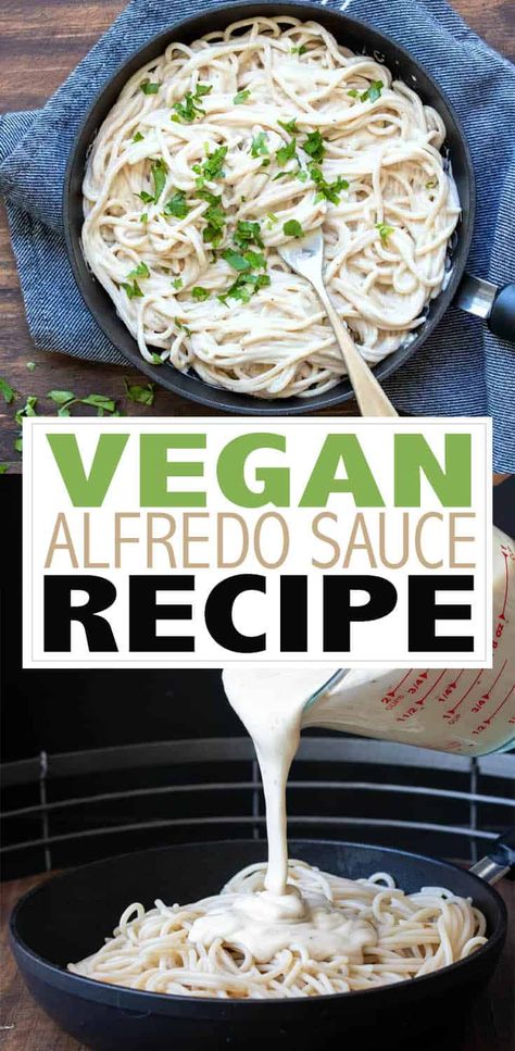 Gluten And Dairy Free Alfredo Sauce, Plant Based Alfredo Sauce, Plant Based Pasta Sauce, Vegan Alfredo Sauce Nut Free, Vegan Creamy Pasta Sauce, Plant Based Pasta Recipes, Plant Based Sauces, Keto Cycling, Fettuccine Alfredo Sauce Recipe