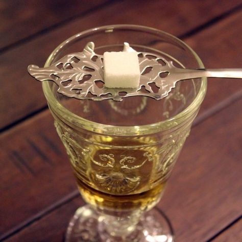 Absinthe Recipe, Absinthe Spoon, Green Fairy Absinthe, Absinthe Art, The Green Fairy, House Of The Rising Sun, Green Fairy, Sugar Cubes, Diy Remodel