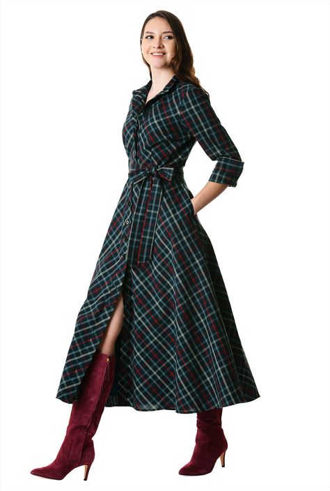 Checked Shirt Outfit, Black Tie Event Dresses, Checked Shirt Women, Mom Uniform, Checked Shirt Dress, Clothing Finds, Checks Saree, Button Shirt Dress, African Fashion Women Clothing