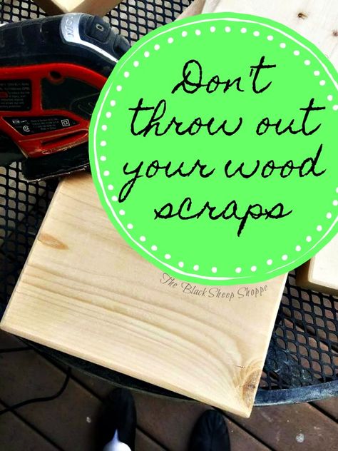 Don't throw out your wood scraps. It's easy to repurpose the scraps into something special. Wood Crafts Furniture, Scrap Wood Ideas, Small Easy Woodworking Projects, Scrap Wood Crafts, Upcycled Wood, Woodworking Projects Furniture, Woodworking For Beginners, Wood Crafting Tools, Wood Projects For Beginners