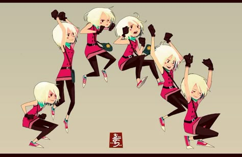 Jump Animation, Animation Tutorial, Animation Reference, Character Poses, 2d Animation, Character Design References, Illustration Character Design, 로고 디자인, Animated Characters