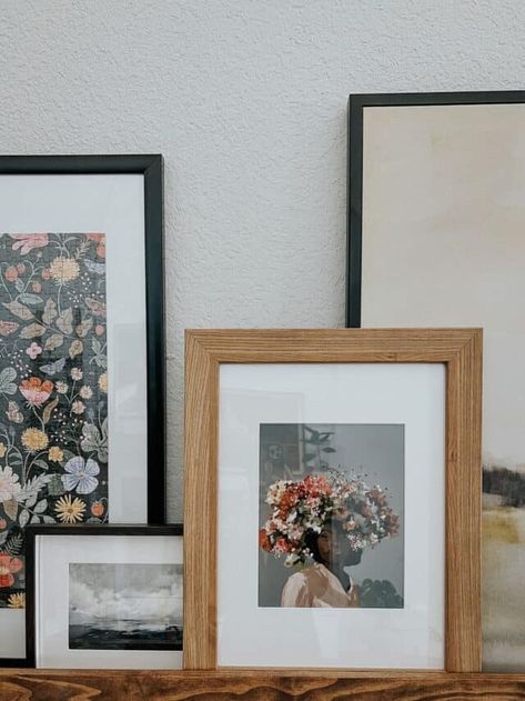 How to Style a Picture Ledge – Love & Renovations Style A Picture Ledge, Art Ledge, Rest Up, Picture Ledge, Art For Your Home, Shelf Styling, Large Painting, Landscape Prints, Large Art