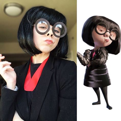 Lara Croft Cosplay, Edna Mode, Fantasia Disney, Box Turtle, Disney Cosplay, Fantasias Halloween, Chic Hairstyles, Cosplay Characters, Disney Costumes