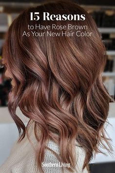 Brilliant Brunette, Gold Hair Colors, Red Highlights, Rosé Brown, Brown Blonde Hair, Natural Beauty Tips, New Hair Colors, Cool Hair Color, Summer Hair