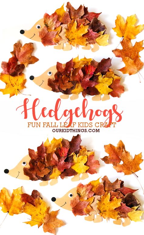 Paper Plate Fall Leaf Hedgehog Craft Paper Plate Autumn Craft, Paper Plate Hedgehog, Fall Crafts For Kids 6-8, Animal Crafts For 1st Grade, Leaf Pumpkin Craft, Fall Crafts For 1 Yo, Squirrel Leaf Craft, Autumn Animal Activities, Leaf Animal Craft