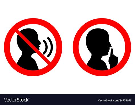 Keep Silent Image, No Talking Sign, Be Quiet Sign, Person Talking, Keep Silent, Person Icon, Quotes App, Android Wallpaper Art, Keep Quiet