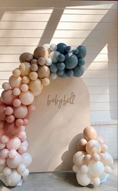 Aesthetic Gender Reveal, Family Cute, Baby Bells, Aesthetic Vsco, Baby Gender Reveal Party, Baby Gender Reveal, Baby Gender, Balloon Arch, Gender Reveal Party