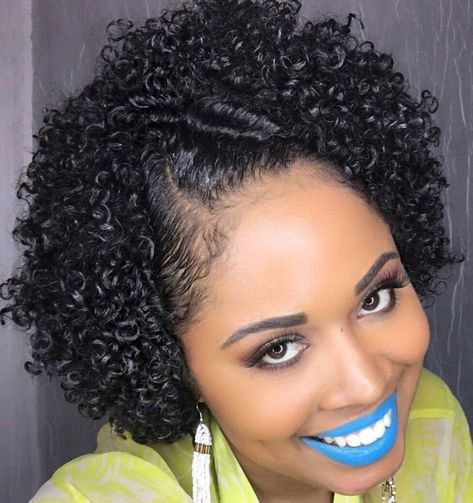 Short Gelled Natural Hairstyle Wash N Go Hairstyles, Hairstyles 4c Hair, Natural Hairstyles For Short Hair, Hairstyles 4c, Curly Mohawk Hairstyles, Curly Mohawk, Short Natural Hair, Tapered Hair, Wash N Go