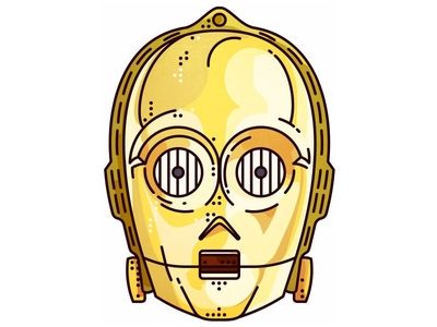 Starwars!! C-3PO!! C3po Art, Ideas De Closets, Star Wars Art Drawings, Deck Of Many Things, Star Wars Illustration, Star Wars Painting, Playful Illustration, Disney Valentines, Star Wars Tattoo