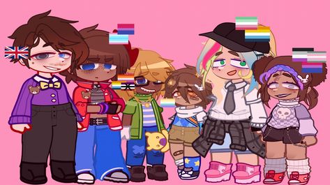 Fnaf Gacha Designs, Micheal Afton Gacha, Gacha Brat, Silly Milly, Mrs Afton, Fnaf Ocs, Gacha Design, Afton Gacha, Micheal Afton