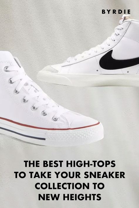 The 14 Best High-Top Sneakers of 2024 Women’s High Top Sneakers, High Top Sneakers Women, Hi Top Converse, Converse Run Star, Sock Sneakers, Lug Sole Boots, Top Sneakers Women, Nike Blazers Mid, Sneakers Women