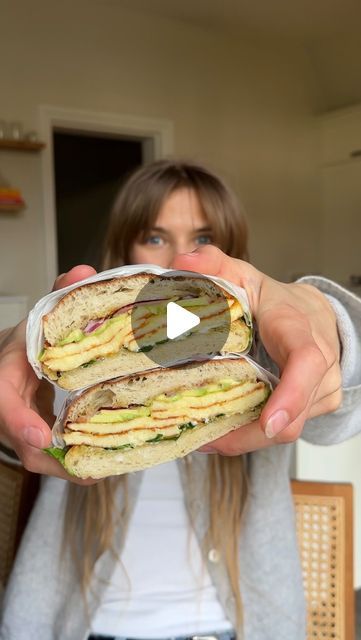 Natalia Rudin on Instagram: "A nice juicy sandwich for lunch on a hot day is always a winner. This was layers of halloumi, rocket, avocado and my all time fave @getyourfiltoday shatta jam (not an ad). The jam is a perfect compliment to the salty halloumi with its sweet, spicy notes! 
It’s made by two people who I have known since I was 3 and they are practically my brothers! Check out their stuff and I promise you won’t regret it! Plus, they have given me a discount code for you to get 15% off which is NATXFIL15 

Ingredients to make 2 sandwiches:
1 medium ciabatta loaf
1 block of halloumi 
1 avocado 
2 big handfuls of rocket 
1/4 of a red onion 
2-3 tbsp garlic mayo
1/2 a lemon
2-3 tsp of @getyourfiltoday shatta jam 
Olive oil, salt and pepper 

Method:
Slice the bread in half, drizzle wi Ciabatta Loaf, Natalia Rudin, Halloumi Sandwich, Sandwich For Lunch, Garlic Mayo, Sandwiches For Lunch, The Jam, Hot Day, Cheese Sandwiches