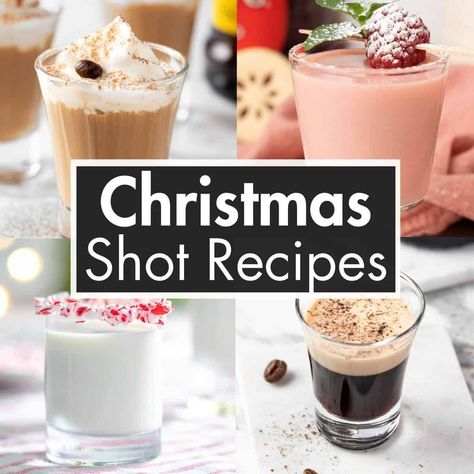 These are the best Christmas Shots recipes to make throughout the holiday. These shots and shooters are packed with Christmas flavors. Paleta Shots Recipe, Hot Shots Recipe, Xmas Shots Alcohol, Holiday Shots Recipes, Coconut Rum Shots, Sugar Cookie Shot Recipe, Easy Shots Recipes, Butter Ripple Schnapps Shots, Make Ahead Shots