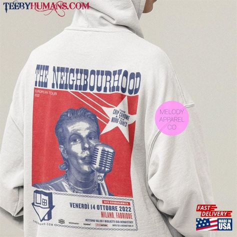 Limited Edition The Neighbourhood Hoodie Nbhd T-Shirt Hard To Imagine Sweatshirt Classic Check more at https://teebyhumans.com/product/limited-edition-the-neighbourhood-hoodie-nbhd-t-shirt-hard-to-imagine-sweatshirt-classic/ European Tour, Limited Editions, The Neighbourhood, Limited Edition, Sweatshirts, Makeup, T Shirt, Make Up