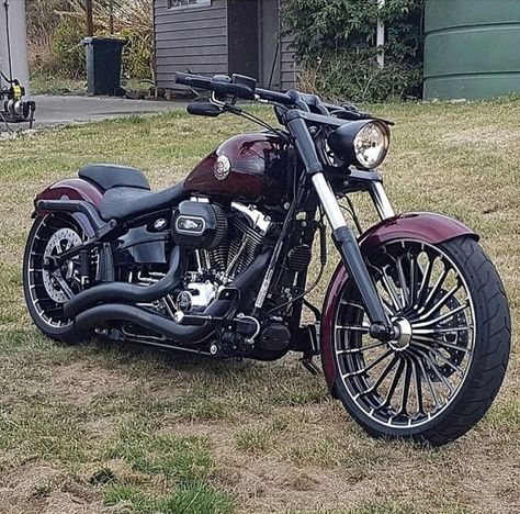 Hd 883 Iron, Harley Davidson Bobber, Custom Motorcycles Harley, Image Moto, Custom Street Bikes, Softail Custom, Motos Honda, Classic Harley Davidson, Softail Deluxe