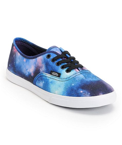 For style beyond this world, the Vans Authentic Lo Pro shoe in an all-over<a class="translink" href="catalogsearch/result?q=galaxy print">Galaxy Print</a>  colorway. This classic girls low top shoe features an all canvas upper with b Galaxy Shoes, Galaxy Vans, Vans Logo, Vans Converse, Galaxy Print, Vans Off The Wall, To Infinity And Beyond, Shoe Print, Vans Sneakers