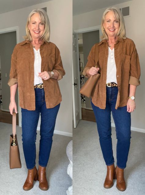 8 Ways to Wear a Shirt Jacket - Dressed for My Day Shirt Jacket Outfit Women, Ways To Wear A Shirt, Shacket Outfit Women, Shirt Jacket Outfit, Shacket Outfit, Dressed For My Day, Jacket Outfit Women, Outfit Inspiration Women, Fall Transition Outfits