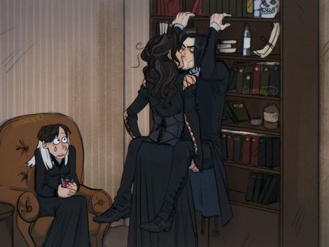 Severus Snape Fanart, Harry Potter Music, Harry Potter Severus, Harry Potter Severus Snape, Snape Harry Potter, Snape Harry, Harry Potter Scene, Harry Potter Comics, Harry Potter Ships