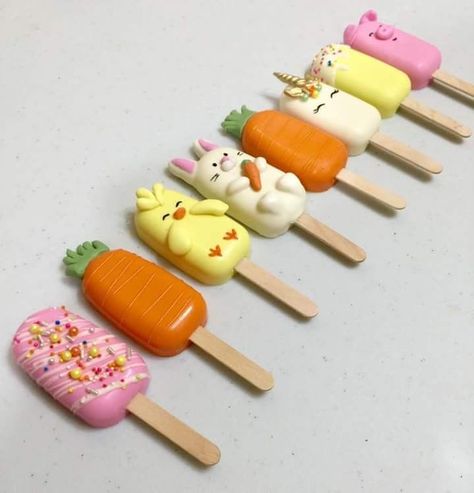 Easter Cake Sicles, Easter Cakepops Ideas, Cakesicles Decorating Ideas, Easter Cakesicles Ideas, Easter Cake Pops Ideas, Mothers Day Cakesicles, Easter Cakesicles, Easter Cake Pop, Cute Cake Pops