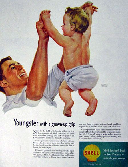 shell motor oil Carnation Milk, Baby Shower Congratulations, Vintage Advertising Art, Automobile Advertising, Father Images, Magazine Ad, Baby Milk, Ad Art, Baby Formula