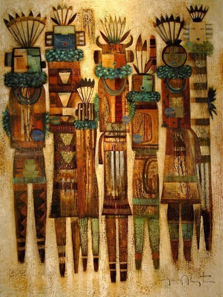 Kachina Art, Feather Identification, Kachina Dolls, Navajo Art, Indian Arts, Native American Paintings, Afrique Art, Native American Artwork, Southwestern Art