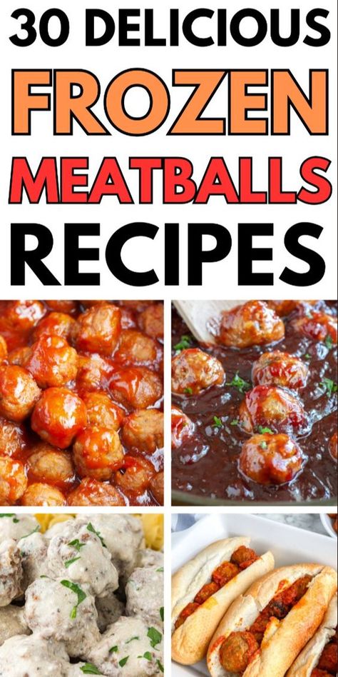 Looking for something to do with your bag of frozen meatballs? These frozen meatball recipes are simple and delicious! A wide variety of frozen meatball recipes for you to enjoy. Great for an easy dinner, appetizers, and more. Easy Dinner Appetizers, Recipes With Frozen Meatballs, Frozen Meatball Recipes, Meatballs Recipes, Frozen Meatballs, Dinner Appetizers, Meatball Recipes, Meatballs, Easy Dinner